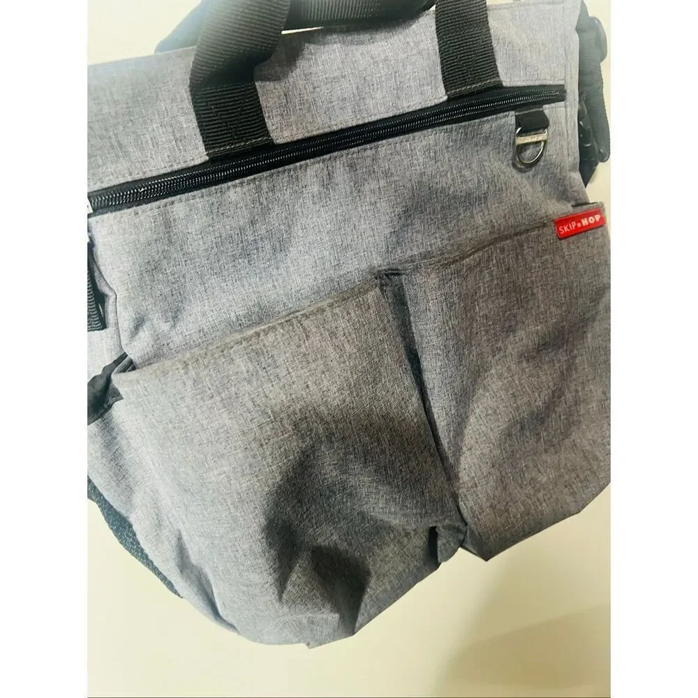 Skip Hop Gray Black Unisex Baby Bag